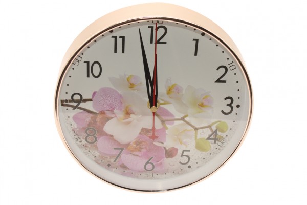 Romantische Blumen-Wanduhr-Serie