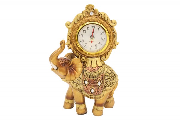 Elefanten Dekofiure mit eingebaut Uhr
