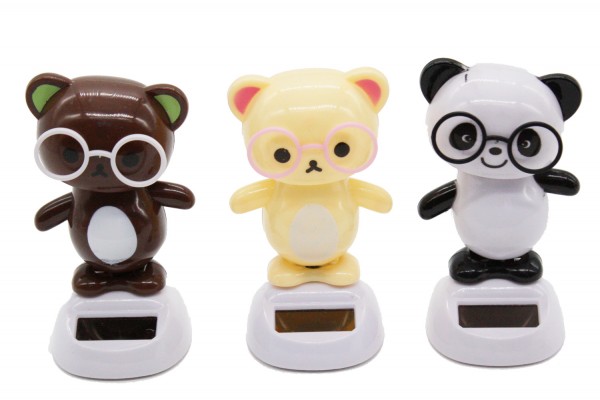 Solar wackel Figuren, Tanzende Figur Panda h11cm