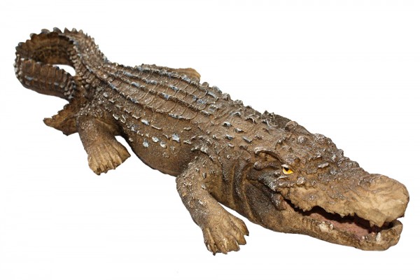Krokodil aus Polyresin L44 cm