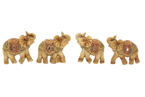 Elefant Figuren mit Magnet 4tlg Set