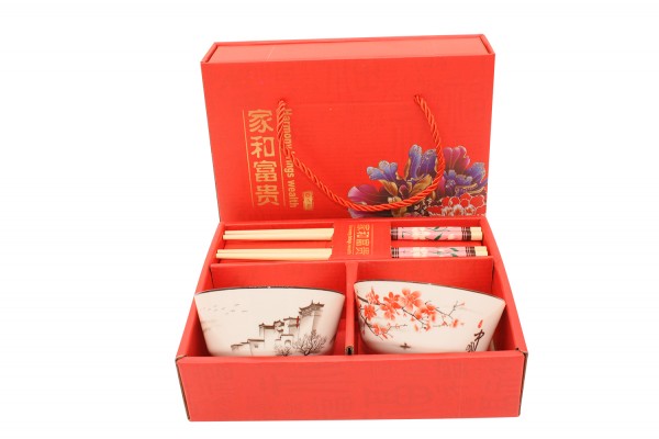 Traditionell chinesische Styl 4tlg. Porzellan Set